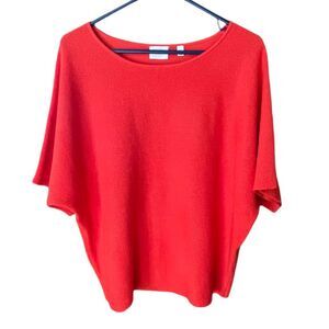 Cyrus size L dolman cap sleeves waffle knit lagenlook oversized.